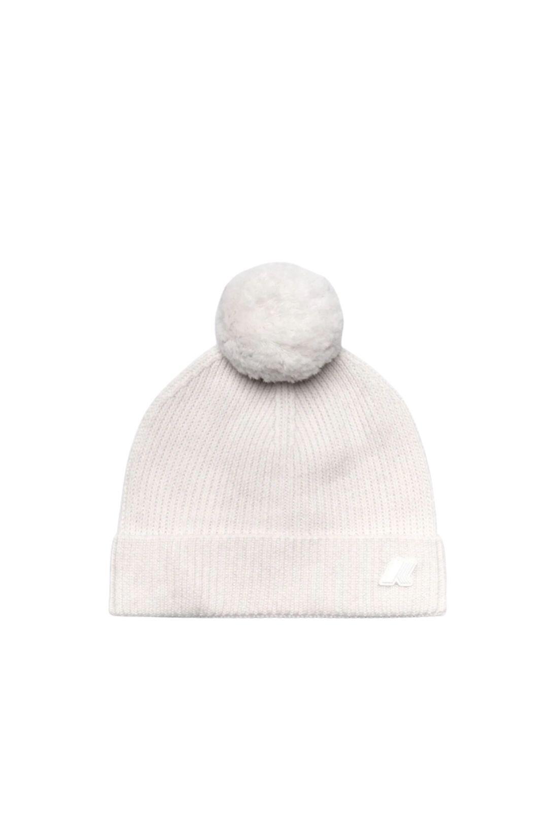 Bonnet - Sportswear - Unisexe - Laine 100% pompon - Blanc 4/4