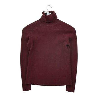 Second life - Damen Rollkragenpullover Bordeaux - Wie neu