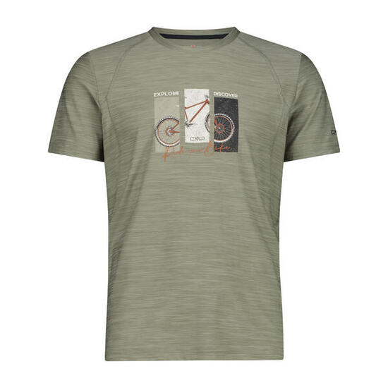 Koszulka szybkoschnąca męska CMP Toto T-Shirt Melange Stretch Jersey