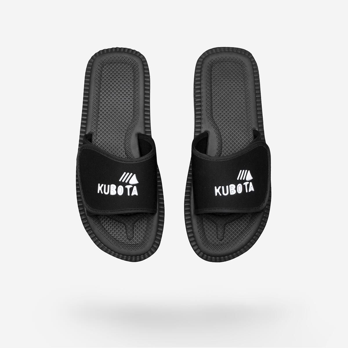 Kubota - Kubota Claquettes À Scratch Femme Chaussures - Chaussons - Noir - Decathlon