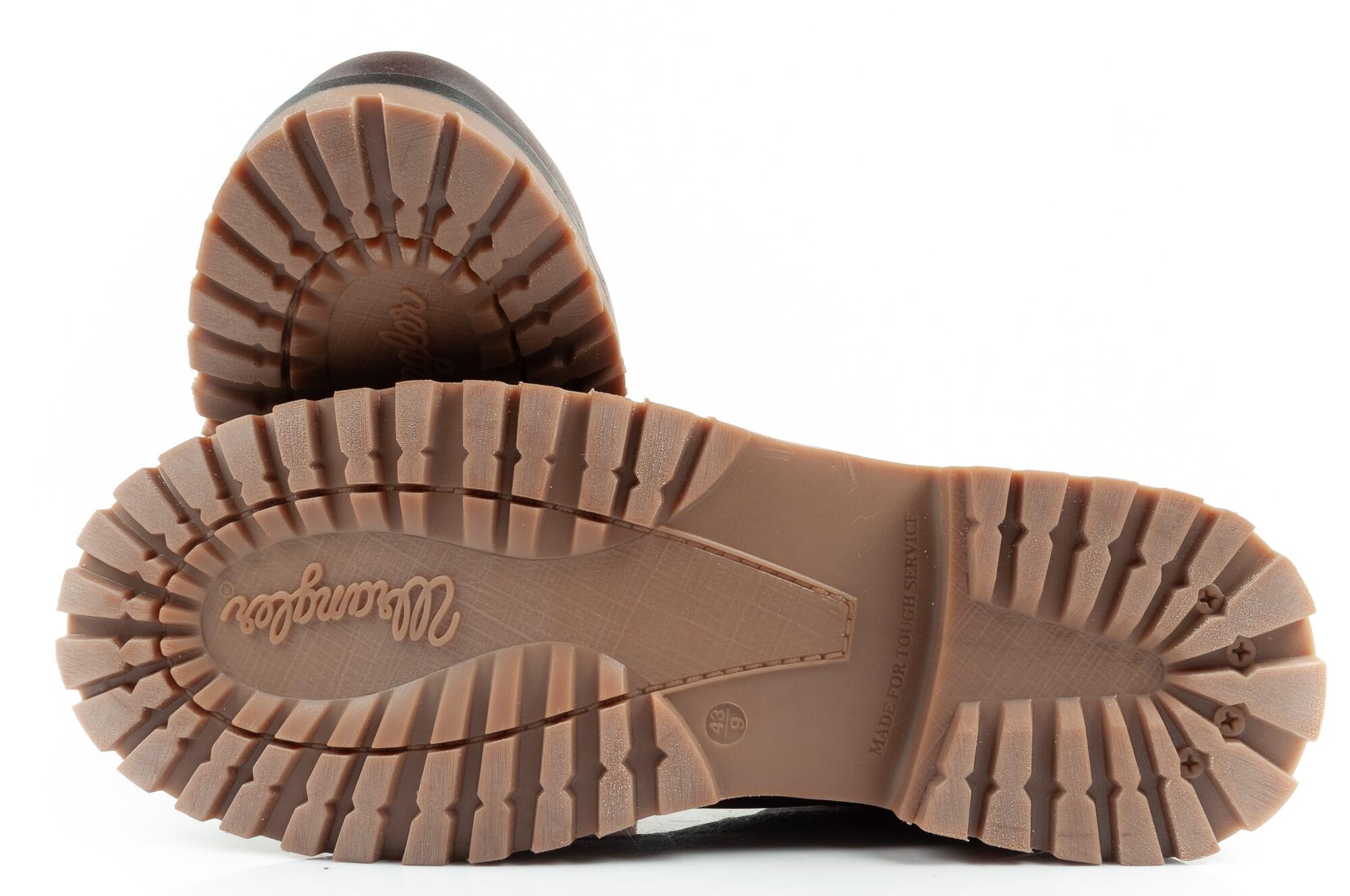 Herenschoenen Enkellaarzen Wrangler Yuma van leer 6/7