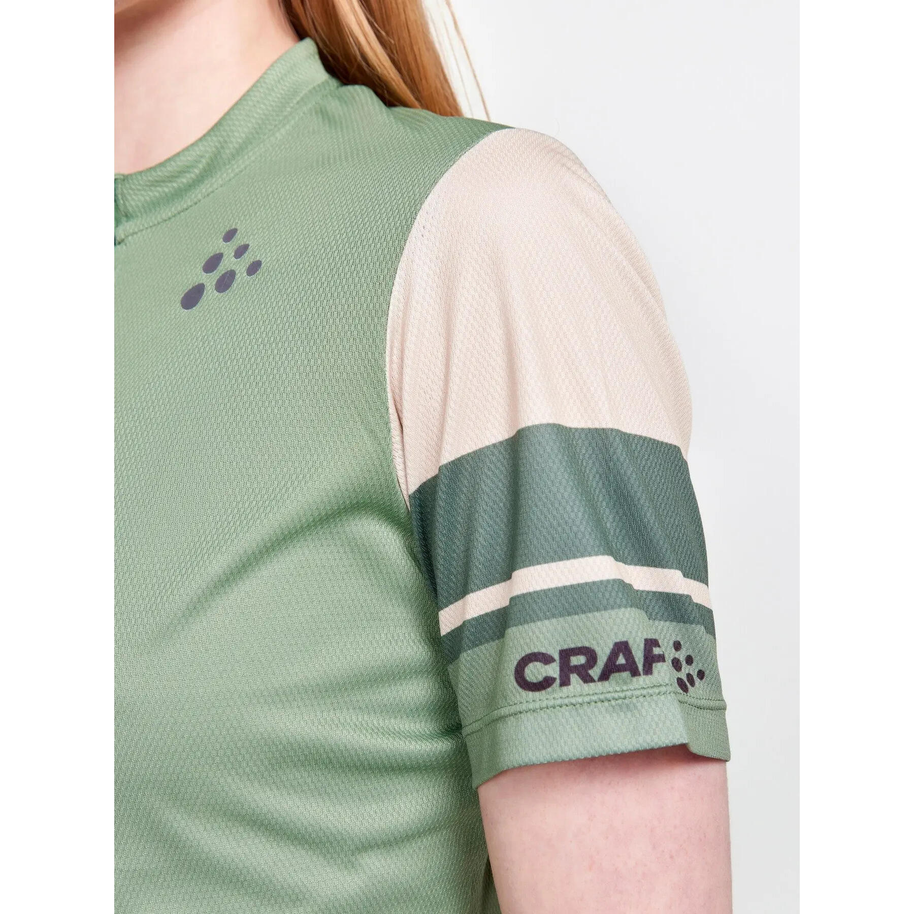 Craft Core Endur Green Beige Damestrui met korte mouwen 5/6
