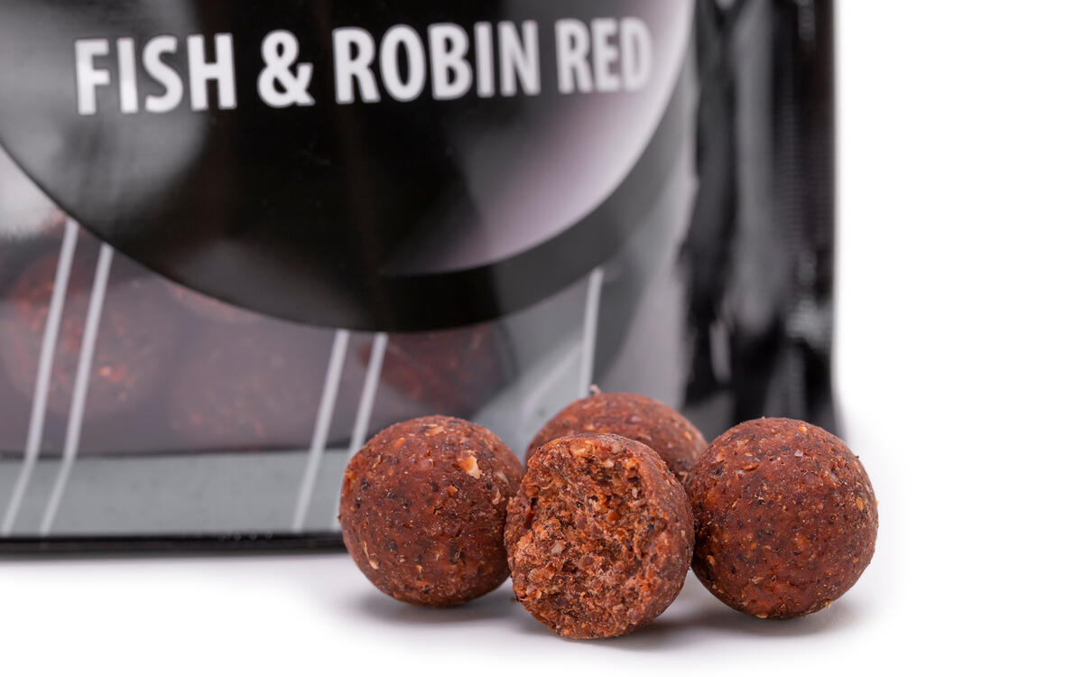 SuperFeed Pure Boilies Fish & Robin Red 18mm 1kg 3er Set 3/7