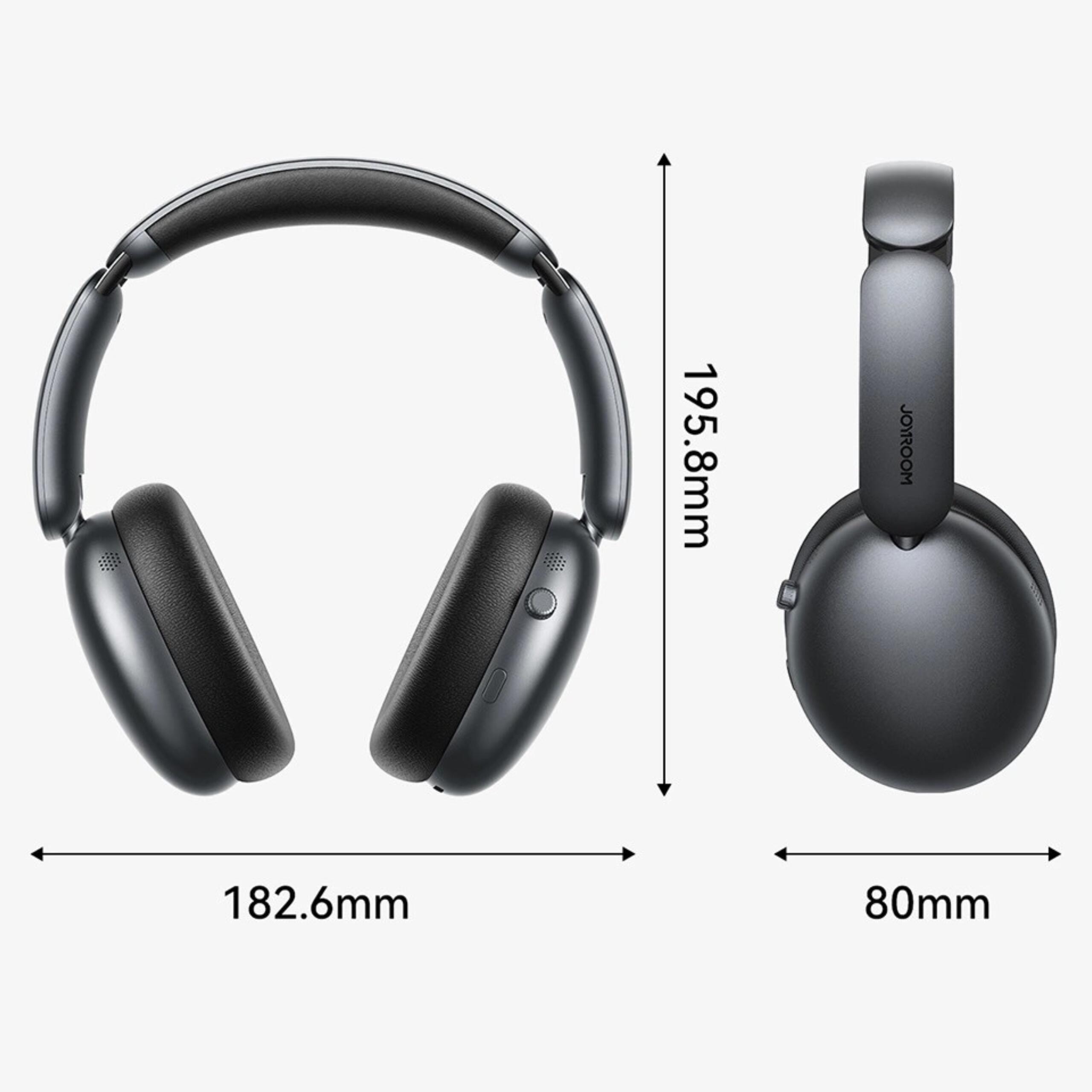 Joyroom słuchawki bezprzewodowe anc do -40 db bluetooth gamingowe nauszne 3/7