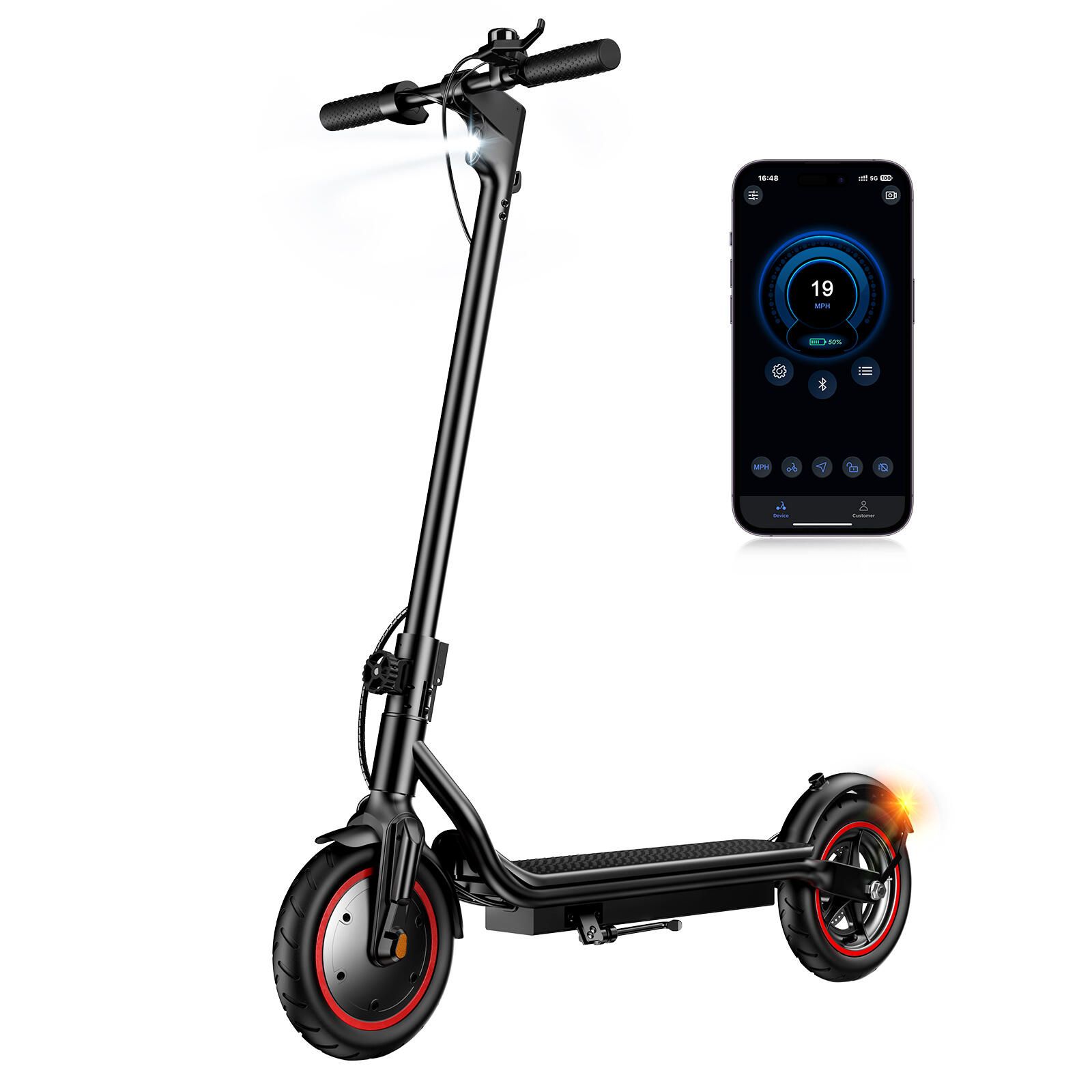 ISCOOTER Scooter Elétrica iScooter W5 8,5 Polegadas 350W 36V7,8Ah