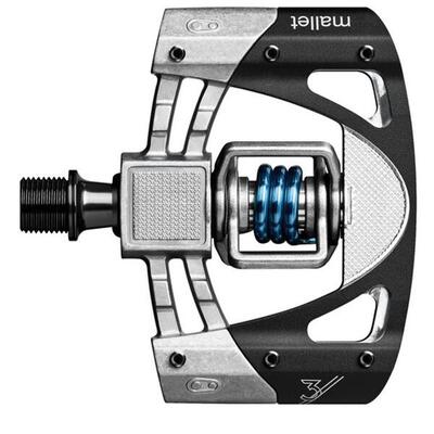 Crankbrother pedalen mallet 3 zwart zilver blauw