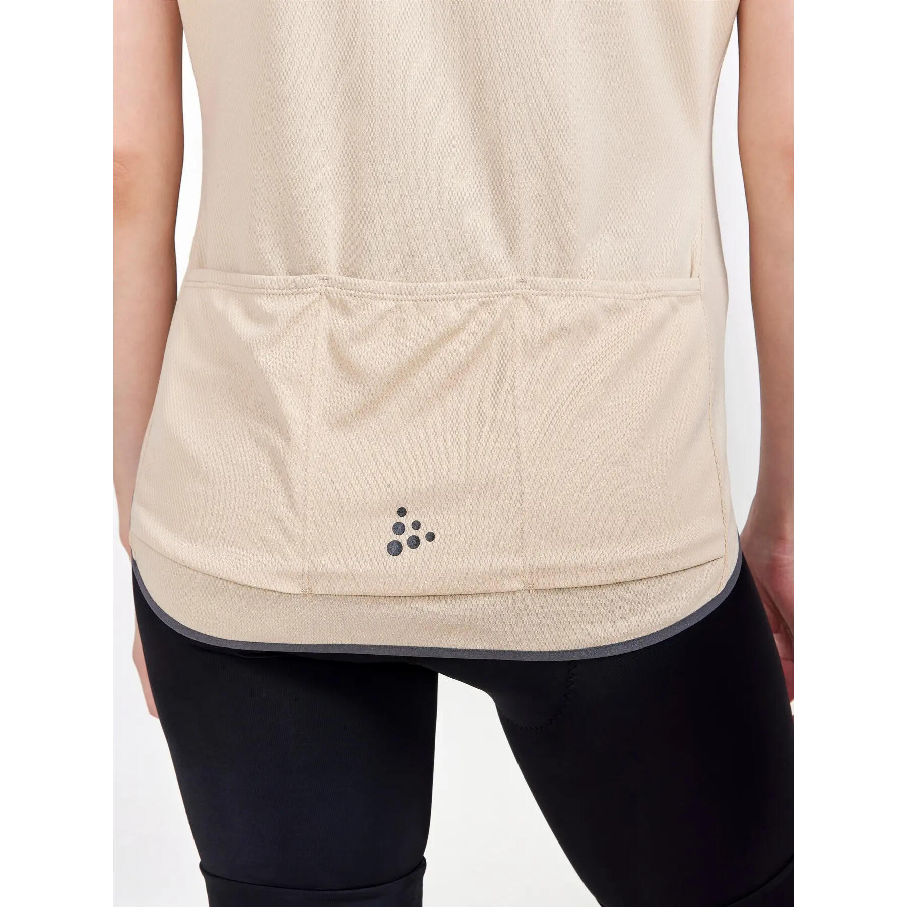 Maillot manches courtes Femme Craft Core Endur Beige Noir 6/6