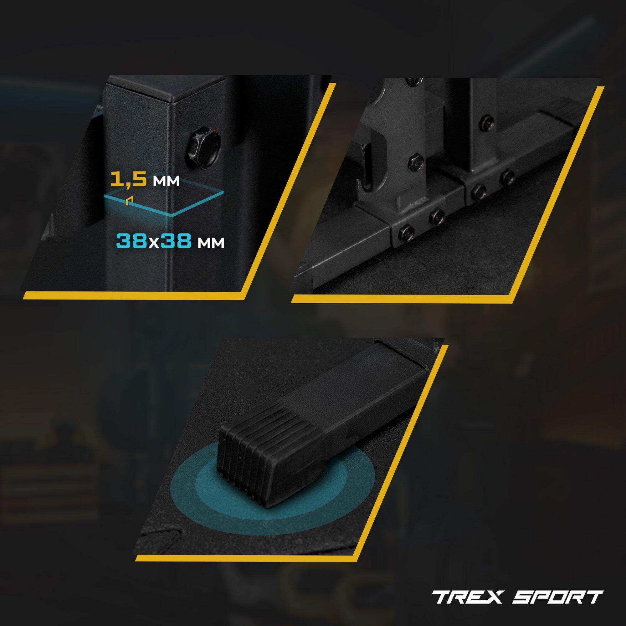 Soporte para mancuernas discos y barras Trex Sport TX-075DR 690 kg 3/7