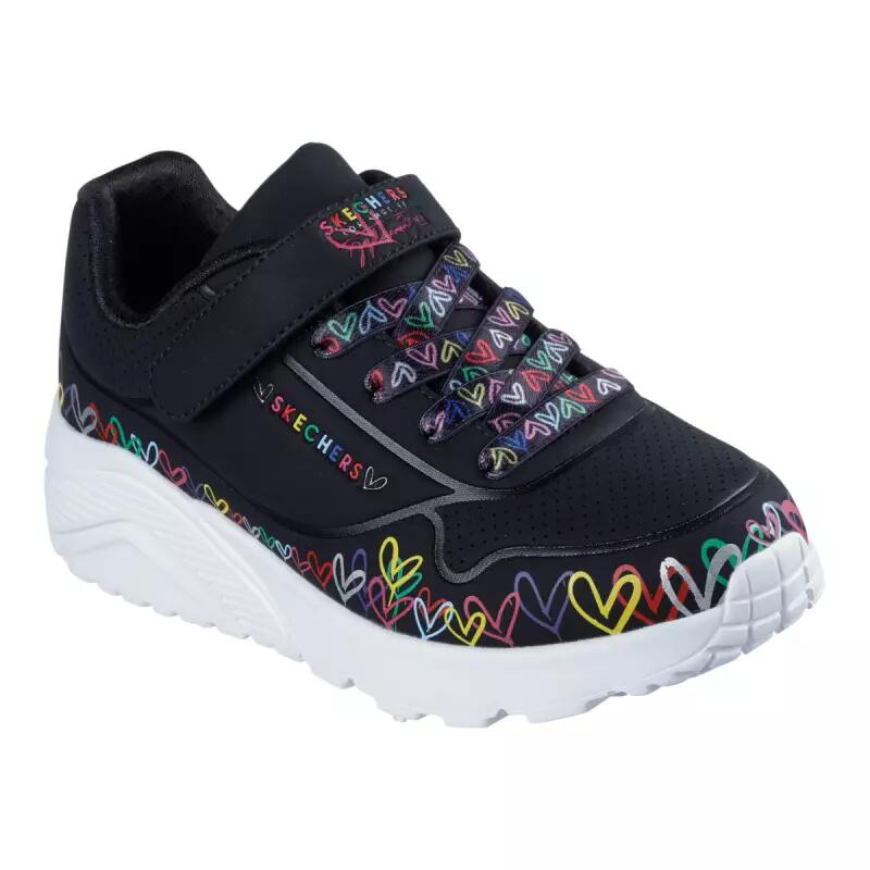Baskets Garçon Baskets Skechers 314091L Noir Noir Skechers 2/7