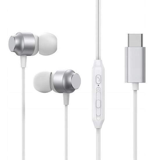 Słuchawki przewodowe douszne tws Joyroom hi-fi usb-c 1,2m tłumienie hałasów