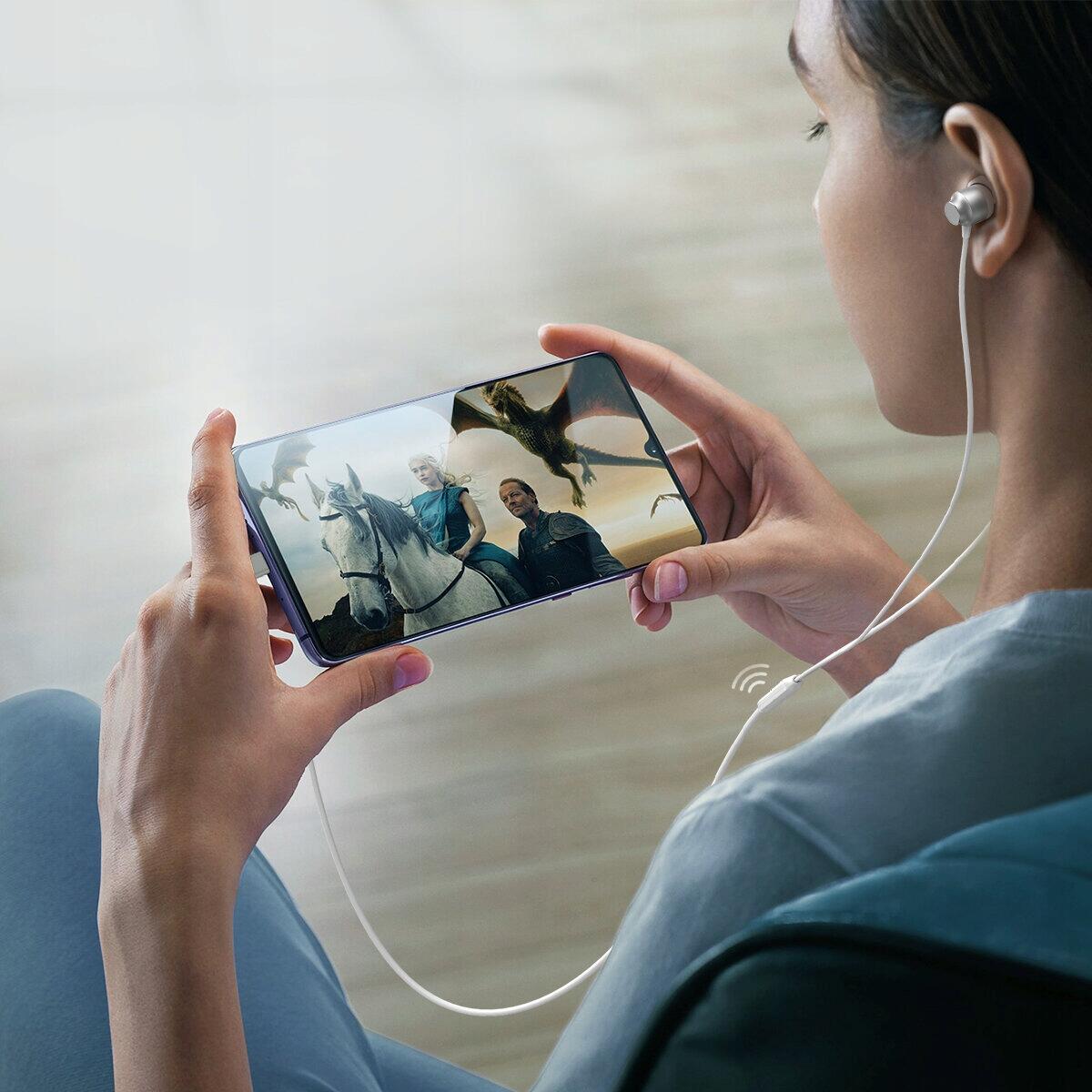 Słuchawki przewodowe douszne tws Joyroom hi-fi usb-c 1,2m tłumienie hałasów 5/7