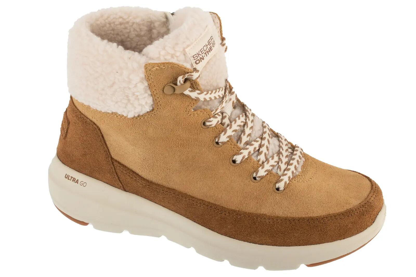 Skechers Damen Schnürstiefel Glacial Ultra in braun 1/5