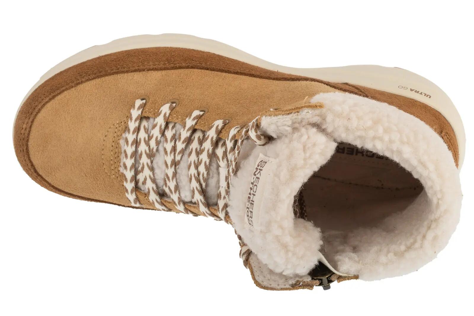 Skechers Damen Schnürstiefel Glacial Ultra in braun 3/5
