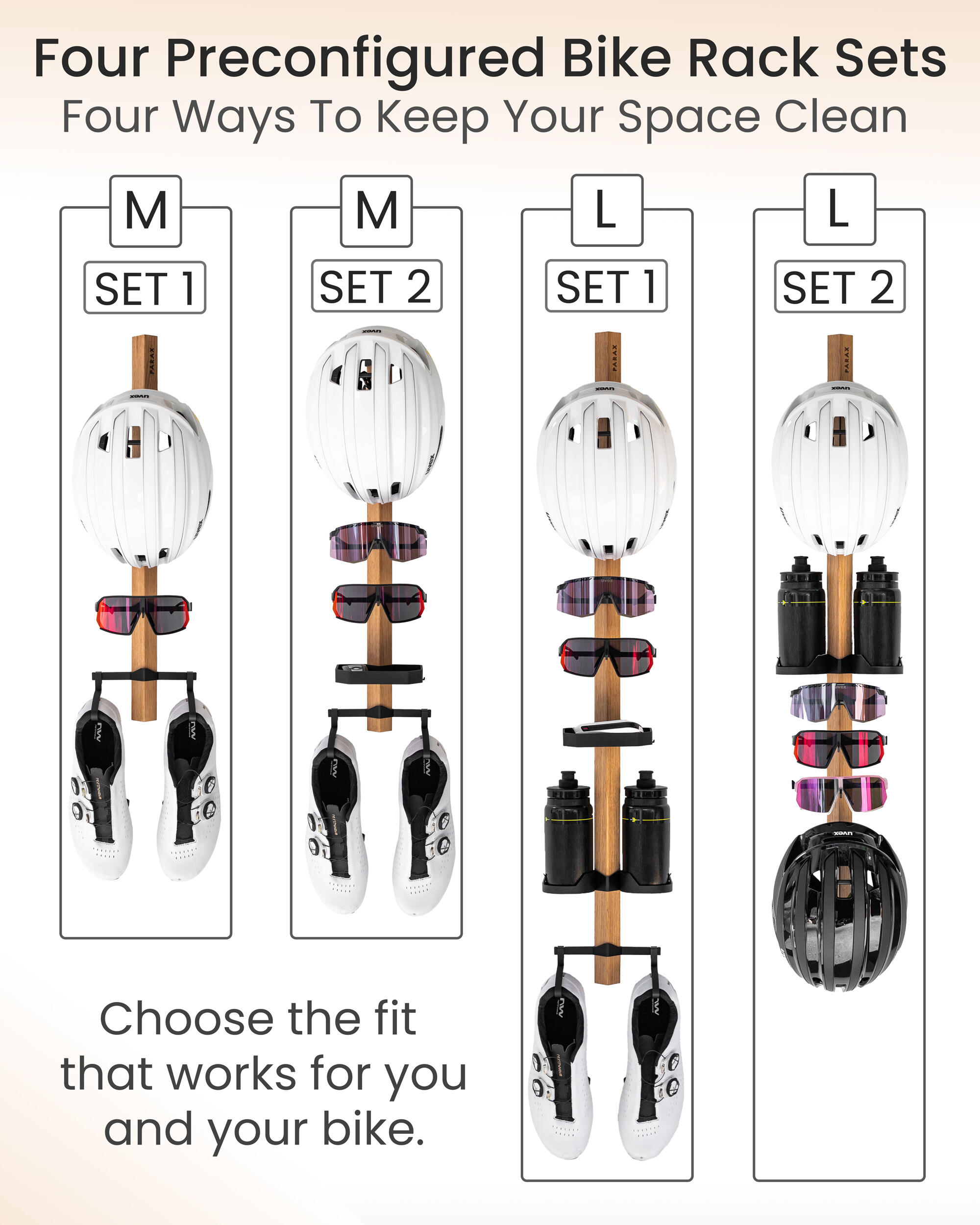 GEAR-RACK – Taille M / Set 1 – Casque | Lunettes | Chaussures 3/6