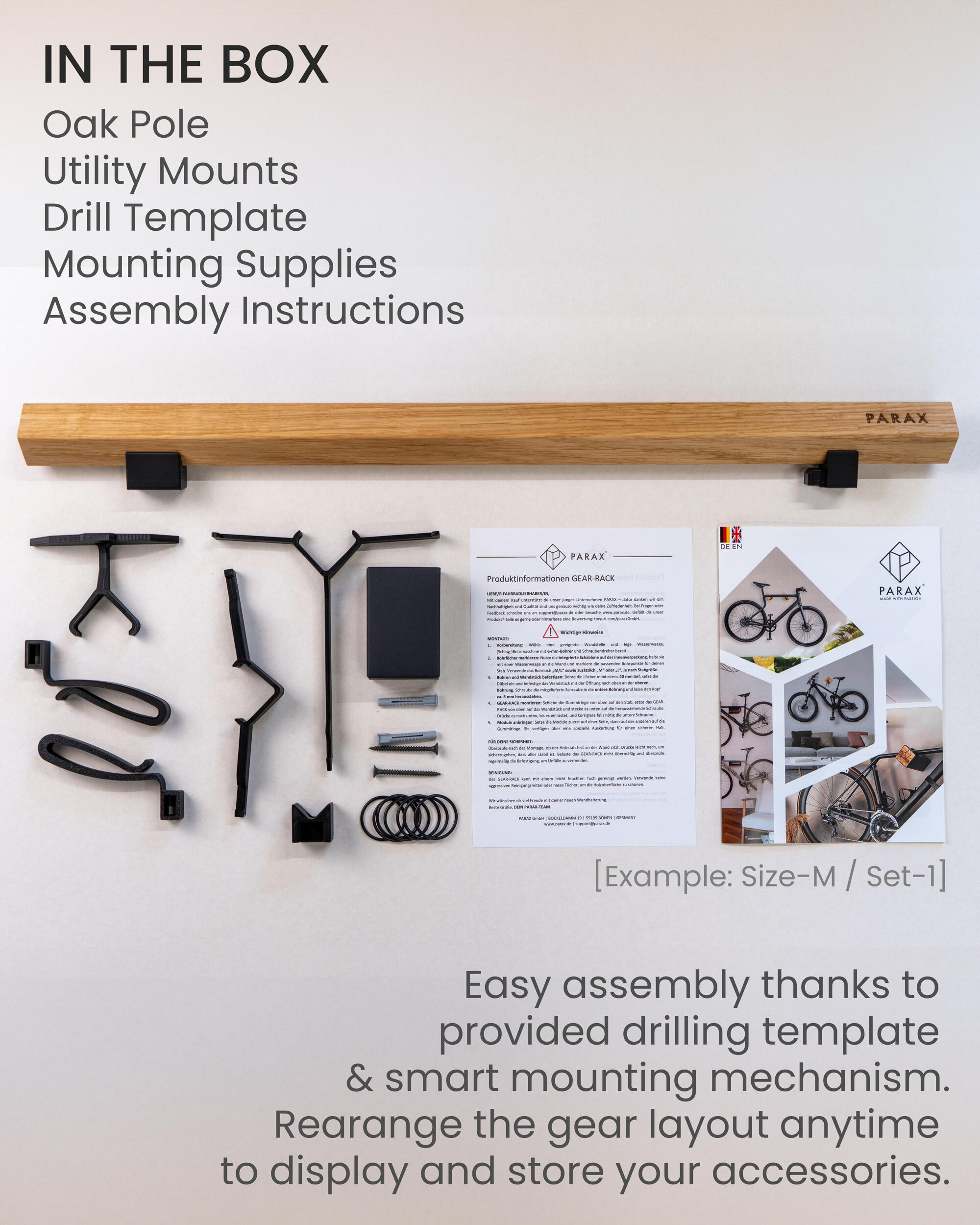 GEAR-RACK – Taille M / Set 1 – Casque | Lunettes | Chaussures 5/6