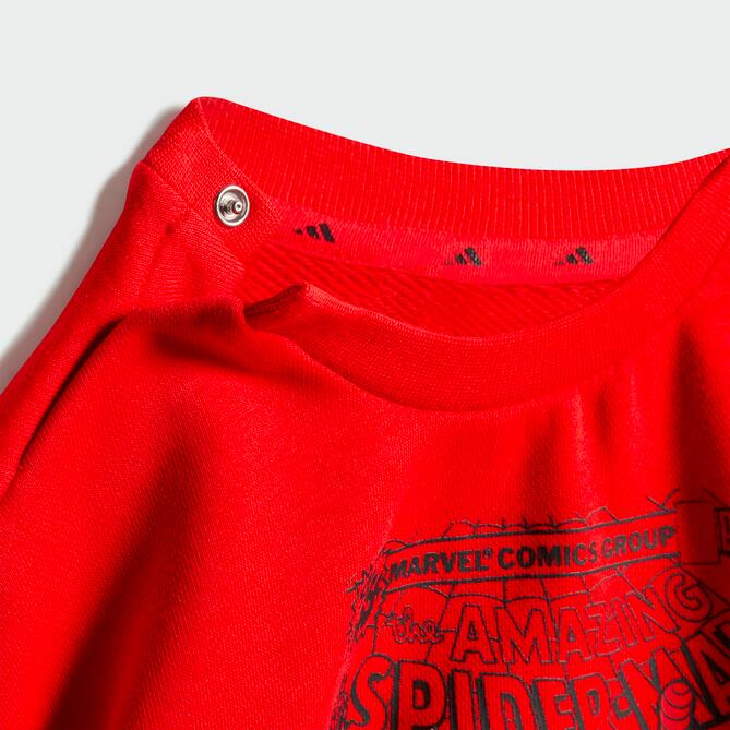 Completo felpa e pantaloni Spider Man Marvel per bambini 6/7