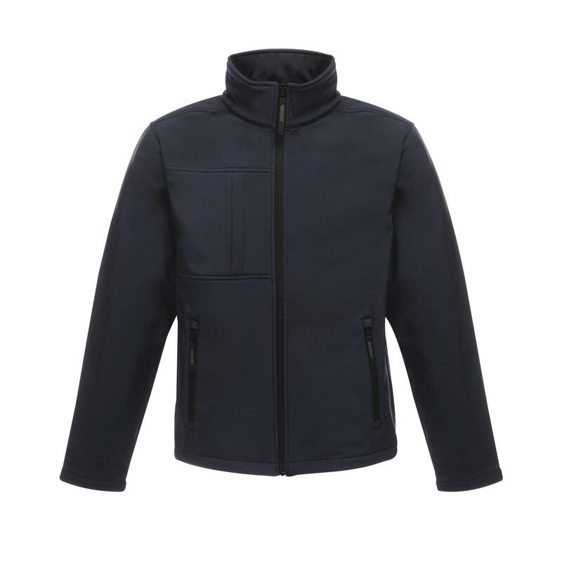 Professional Mens Octagon II Waterproof Softshell Jacket (Navy/Seal Grey)