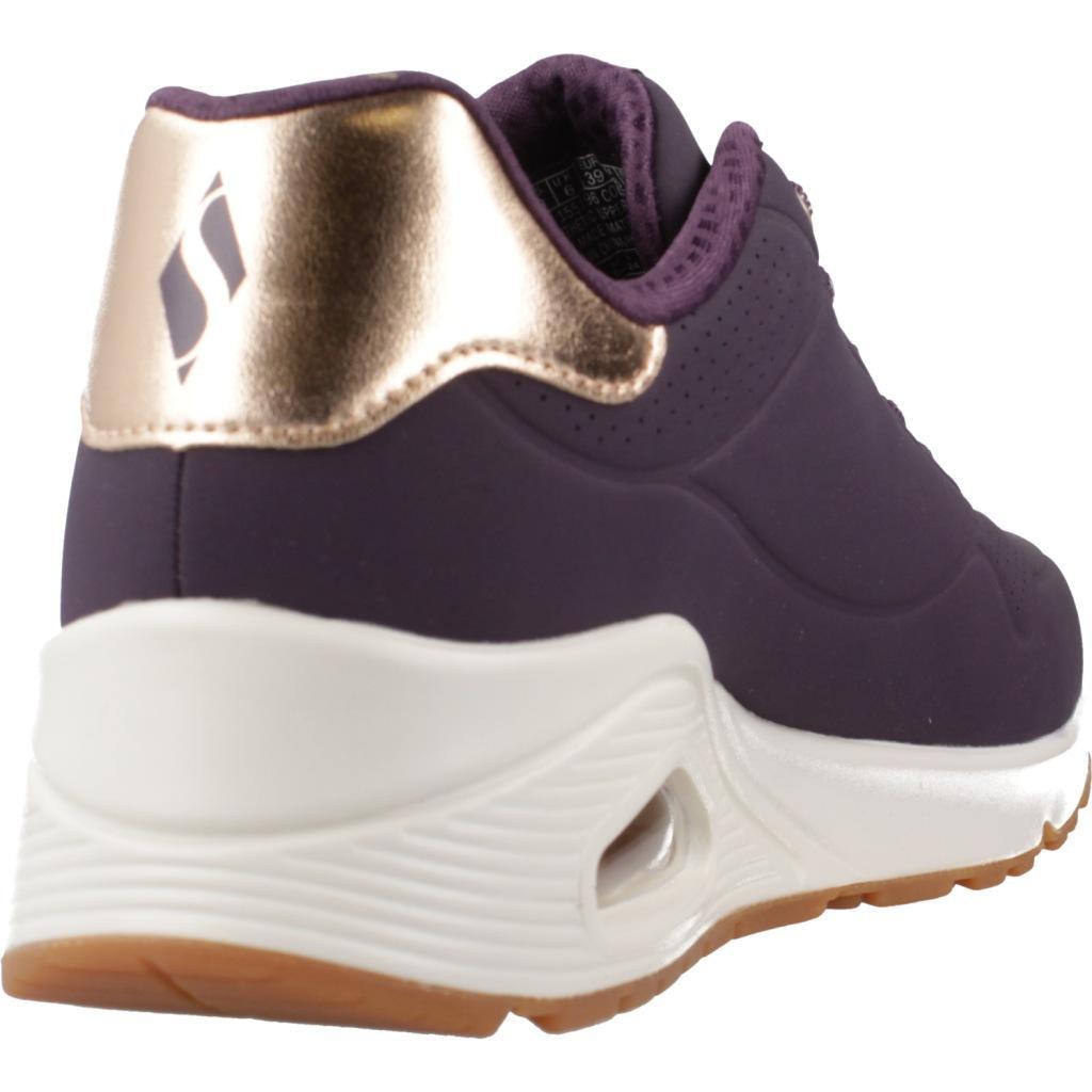 Chaussures Femmes Skechers Dkpr Uno Shimme bleu 3/5