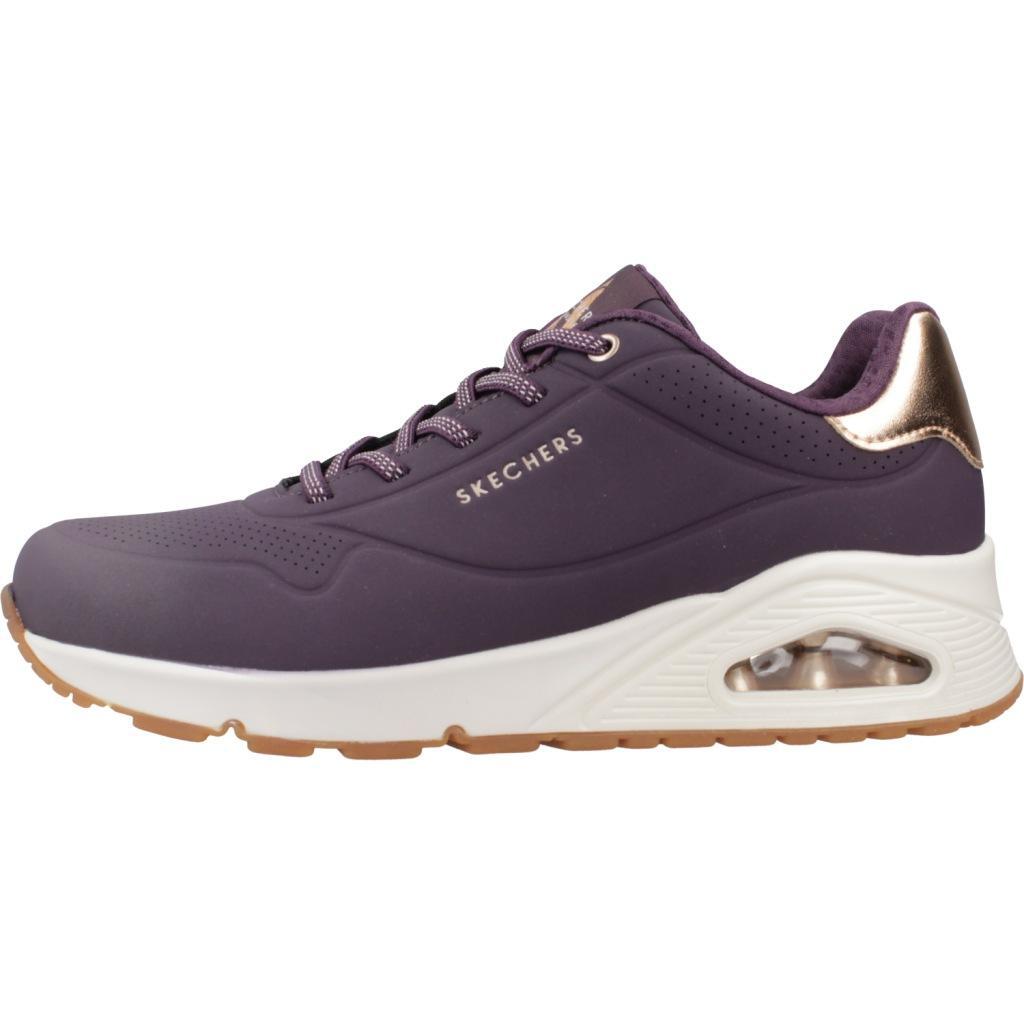 Chaussures Femmes Skechers Dkpr Uno Shimme bleu 2/5