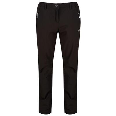 Grote buitenvrouwen/dames geo softshell ii lange beenbroek (zwart)