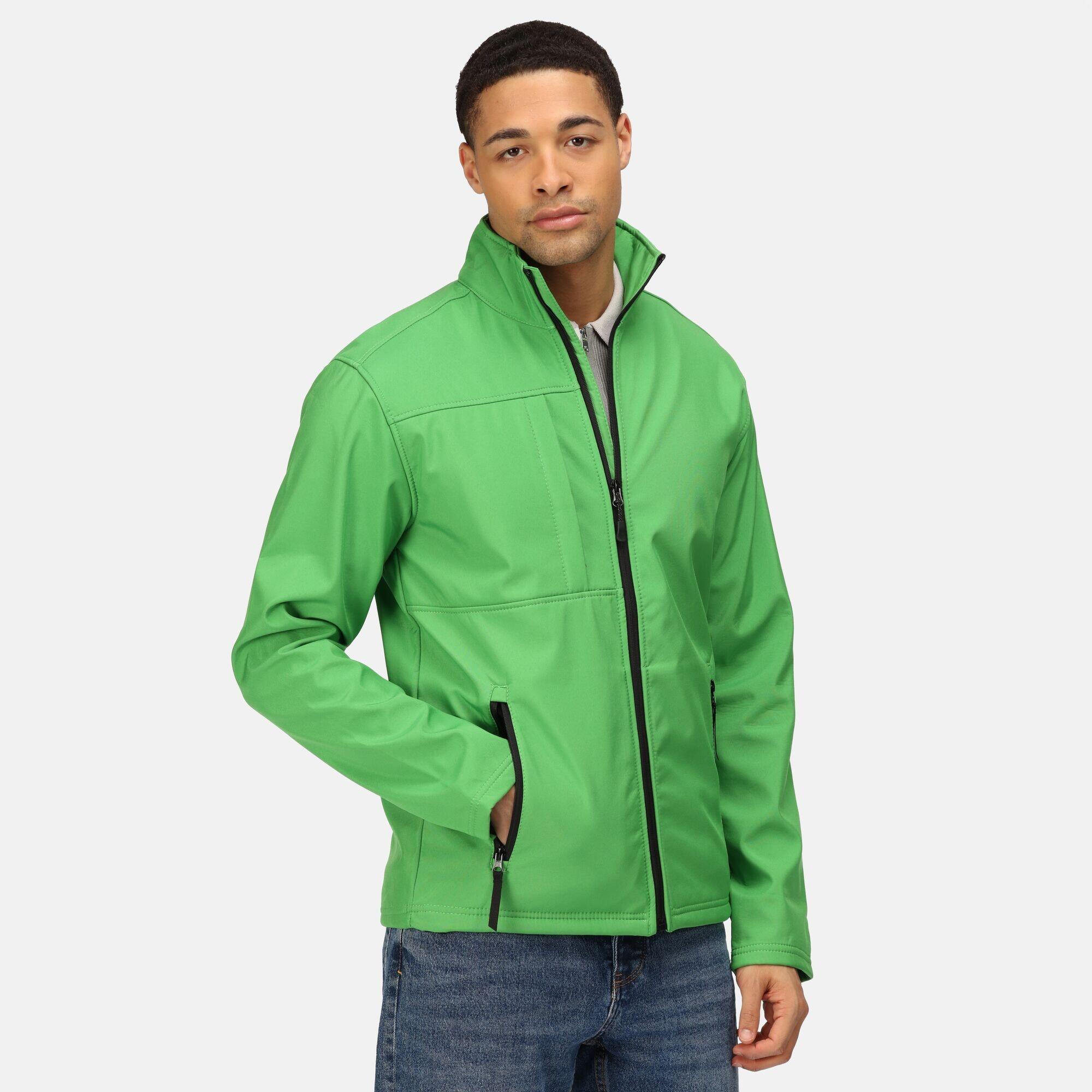 Professional Mens Octagon II Waterproof Softshell Jacket (Extreme Green) 2/4