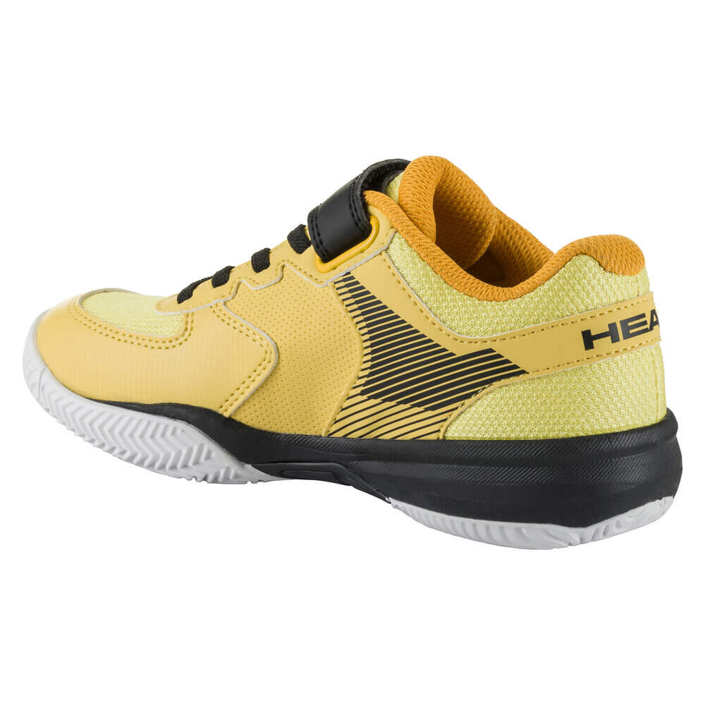 Kinder Tennisschuhe HEAD Sprint Velcro 3.0 Kids BNBK Banana Schwarz 5/7