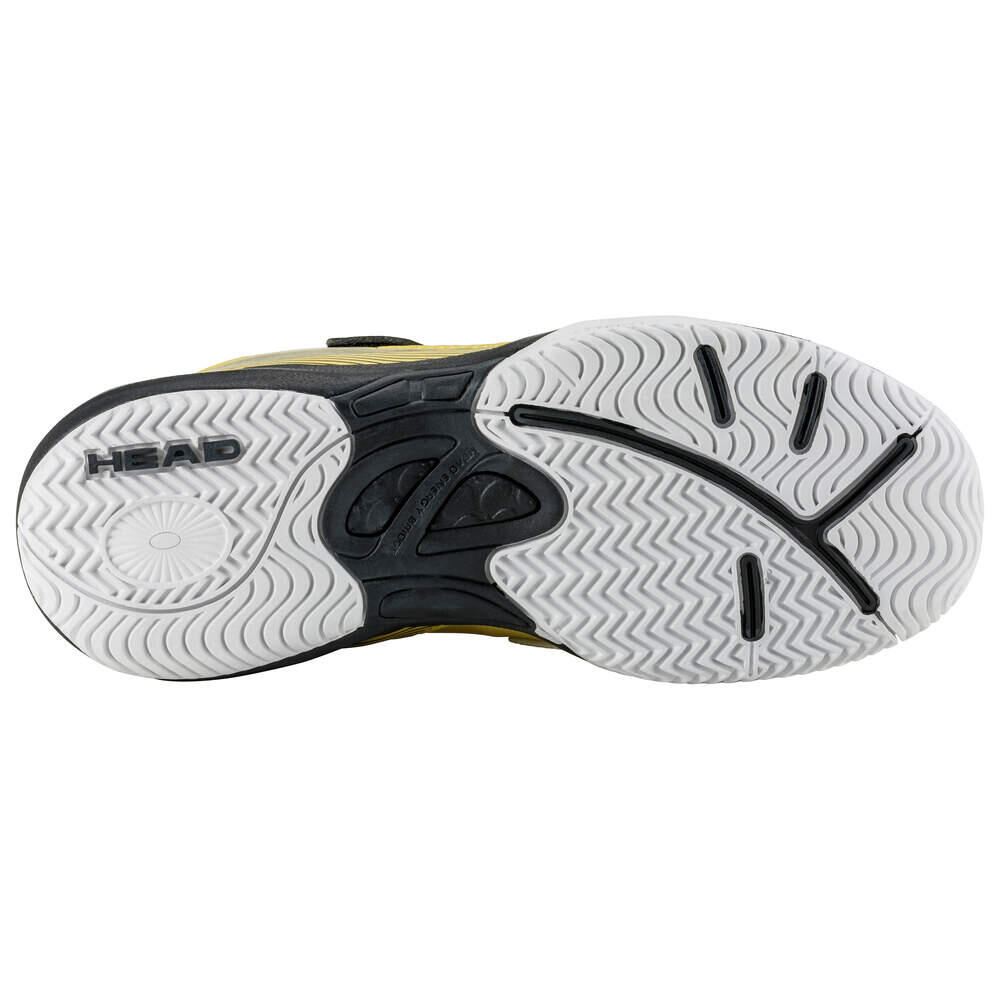 Kinder Tennisschuhe HEAD Sprint Velcro 3.0 Kids BNBK Banana Schwarz 4/7