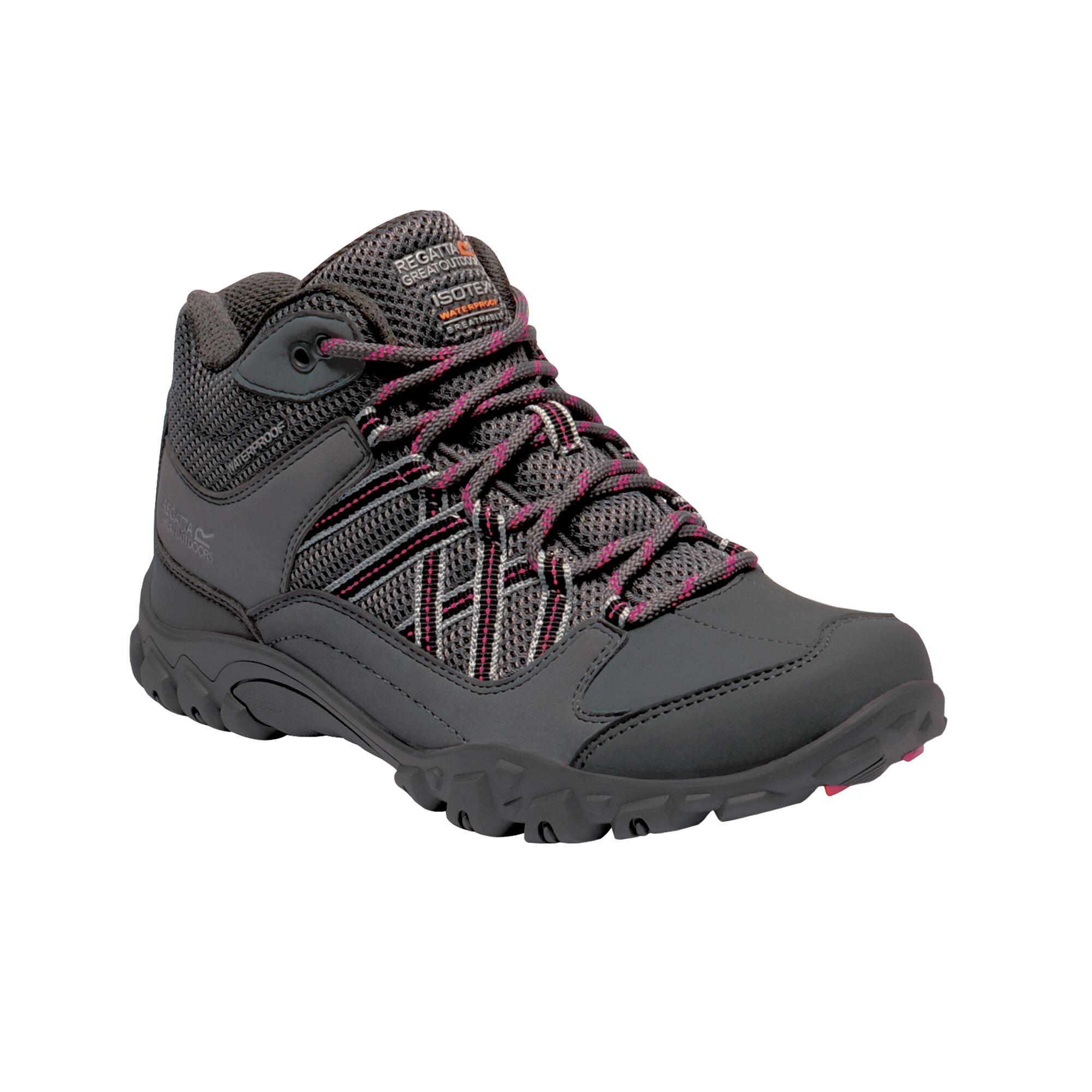 Womens/Ladies Edgepoint Waterproof Walking Boots (Granite/Duchess) 1/5