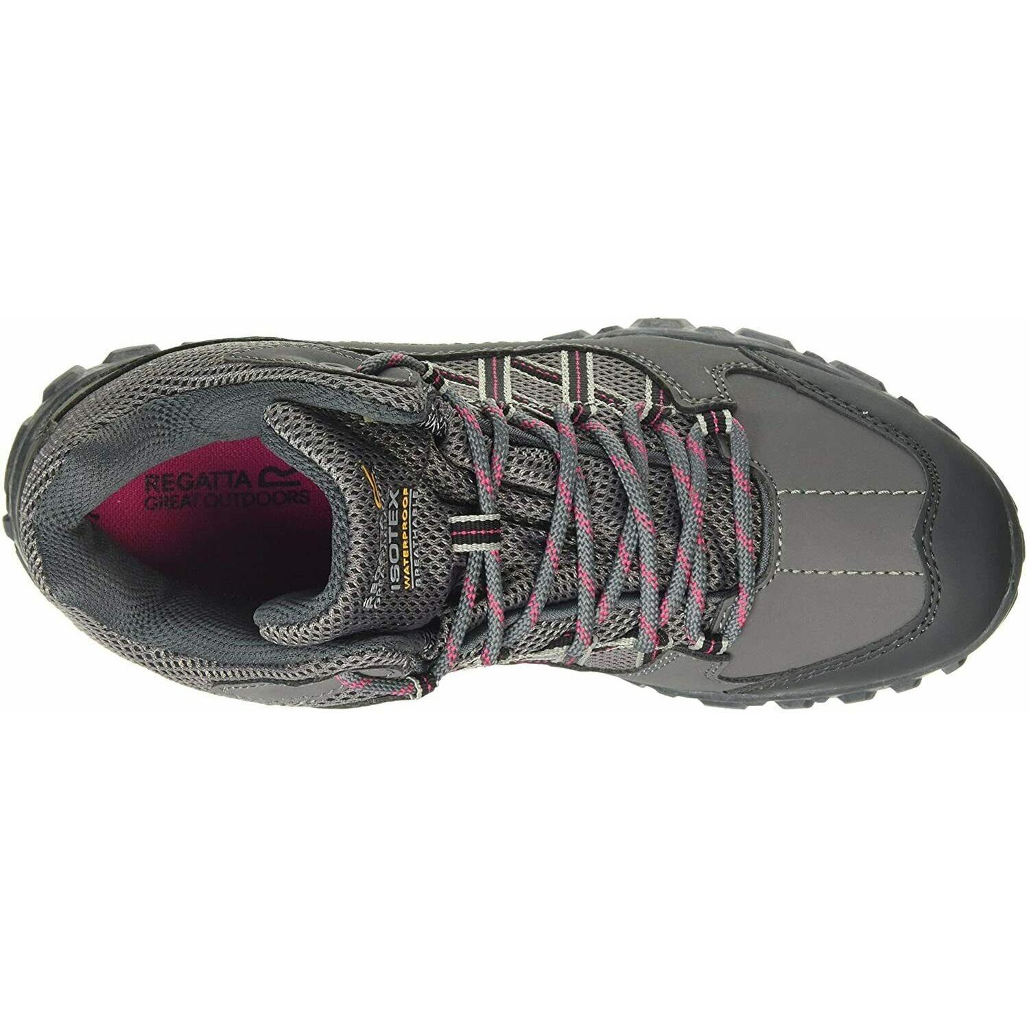 Womens/Ladies Edgepoint Waterproof Walking Boots (Granite/Duchess) 4/5