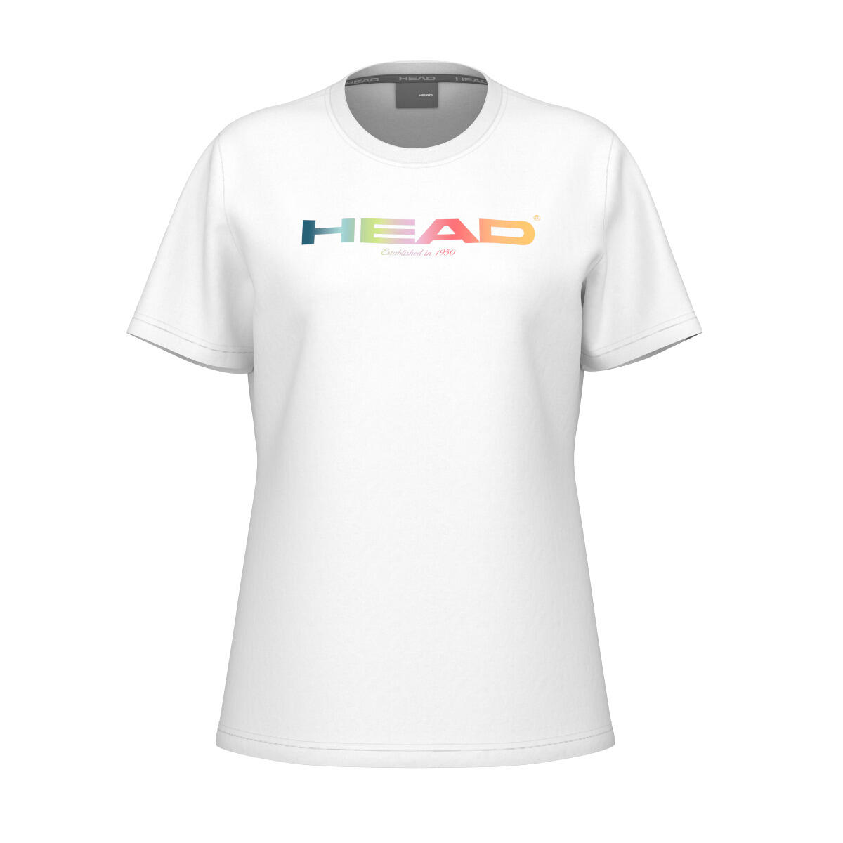 Head - T-shirt Femme Head Rainbow - T-shirt Manches Courtes - Blanc - 40 M - Decathlon