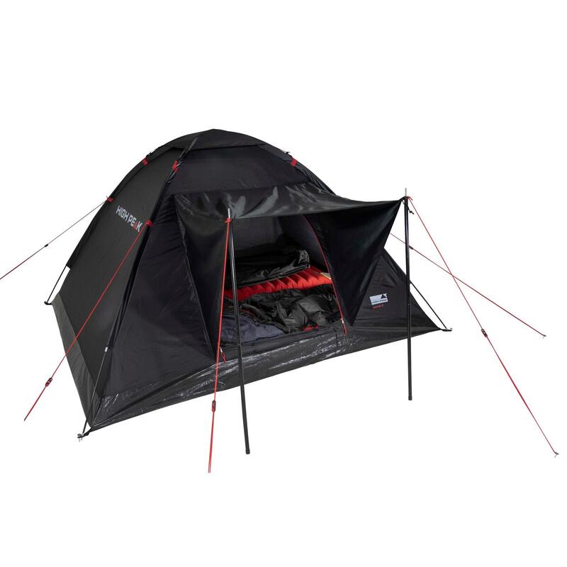 Cort de camping Beaver 3, cu acoperiș de protecție împotriva intemperiilor