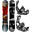 Snowboard set Raven Dwarf + vázání Raven FT360