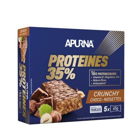 Barre Protéinée CRUNCHY Chocolat-Noisette - Etui 5x45g 3/4