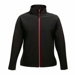 Chaqueta softshell modelo Ablaze para imprimir para chica/mujer Negro/Rojo