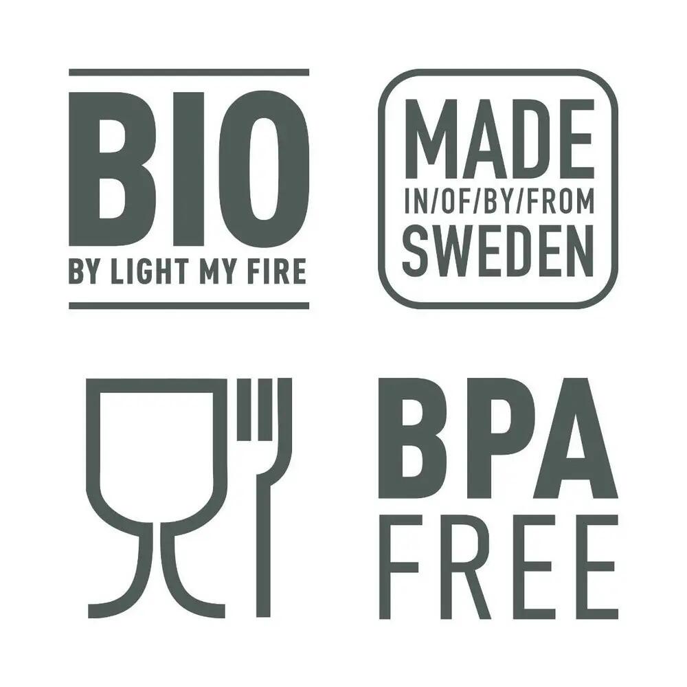 Light My Fire Pack Up Bio 2 darabos hajtásos pohár szett rózsaszín zöld színben 7/7