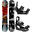 Snowboard set Raven Dwarf + vázání Raven S230