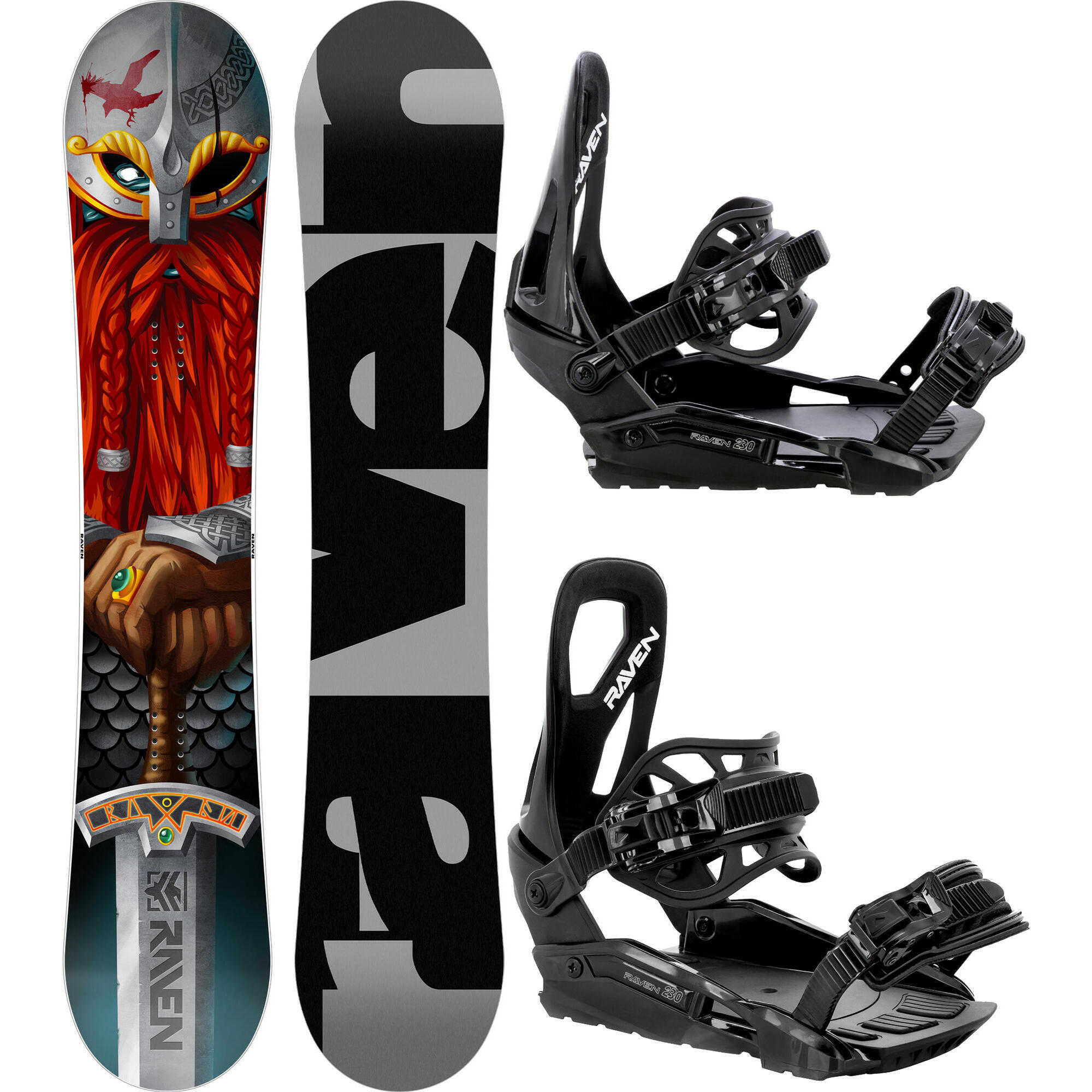 RAVEN Snowboard set Raven Dwarf + vázání Raven S230