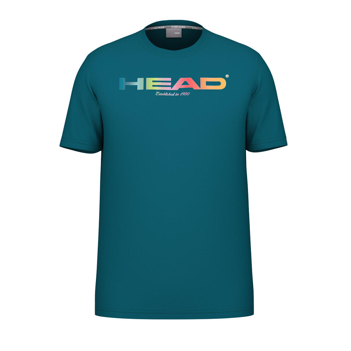 Head - T-shirt Head Rainbow - T-shirt Manches Courtes - Bleu|vert - 42 M/l - Decathlon