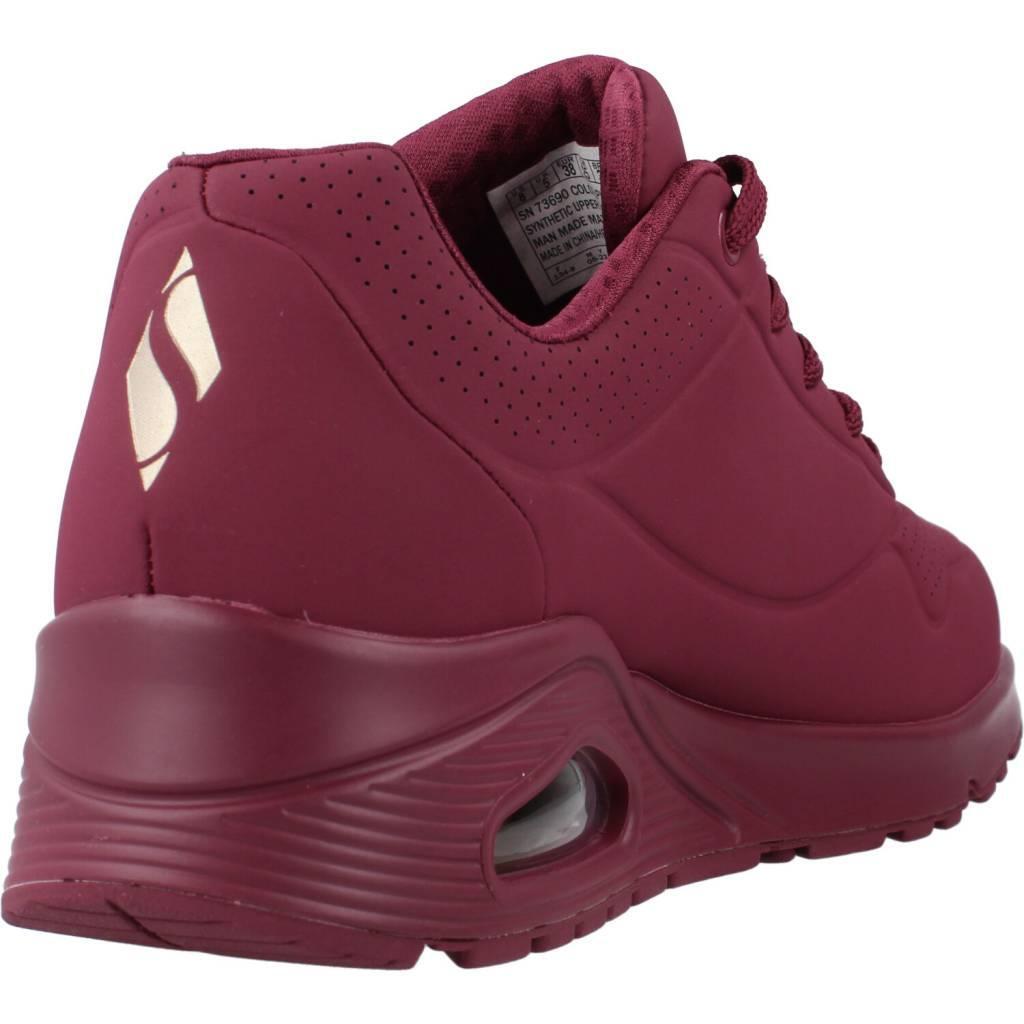 Baskets Skechers Modèle Uno Stand On Air Couleur Rouge 3/5