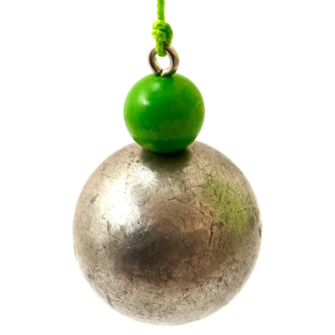 Bouleset couleur vert clair-1 boule aimantée-1 traceur de terrain-1 cochonnet 3/7