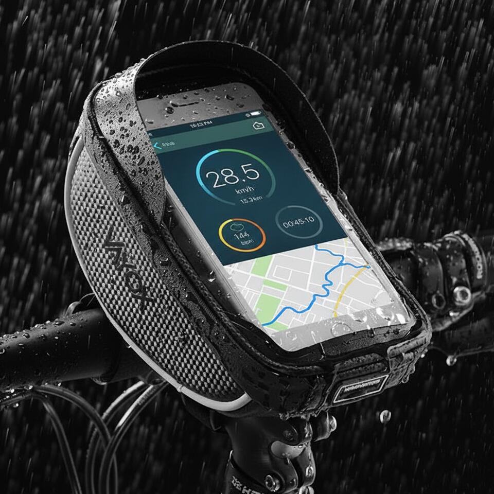 Fietstas voor stuur VAYOX VA0169 met telefoonhoesje. 7/7