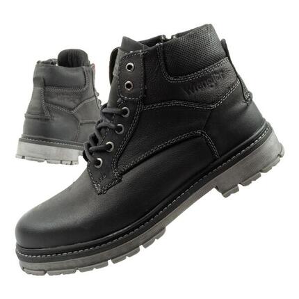Bottines pour hommes Wrangler Allan Mid en cuir
