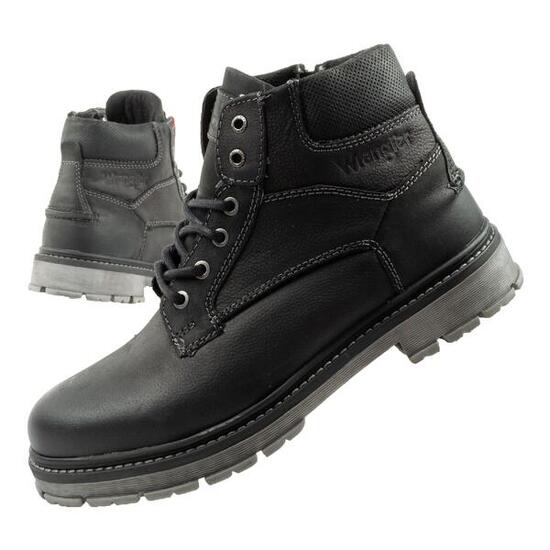 Chaussures pour hommes Bottines Wrangler Allan Mid en cuir