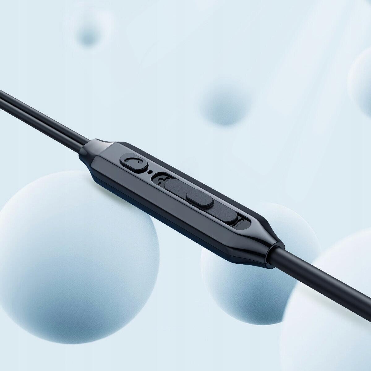 Joyroom słuchawki przewodowe douszne z pilotem usb-c metalowe 5/7