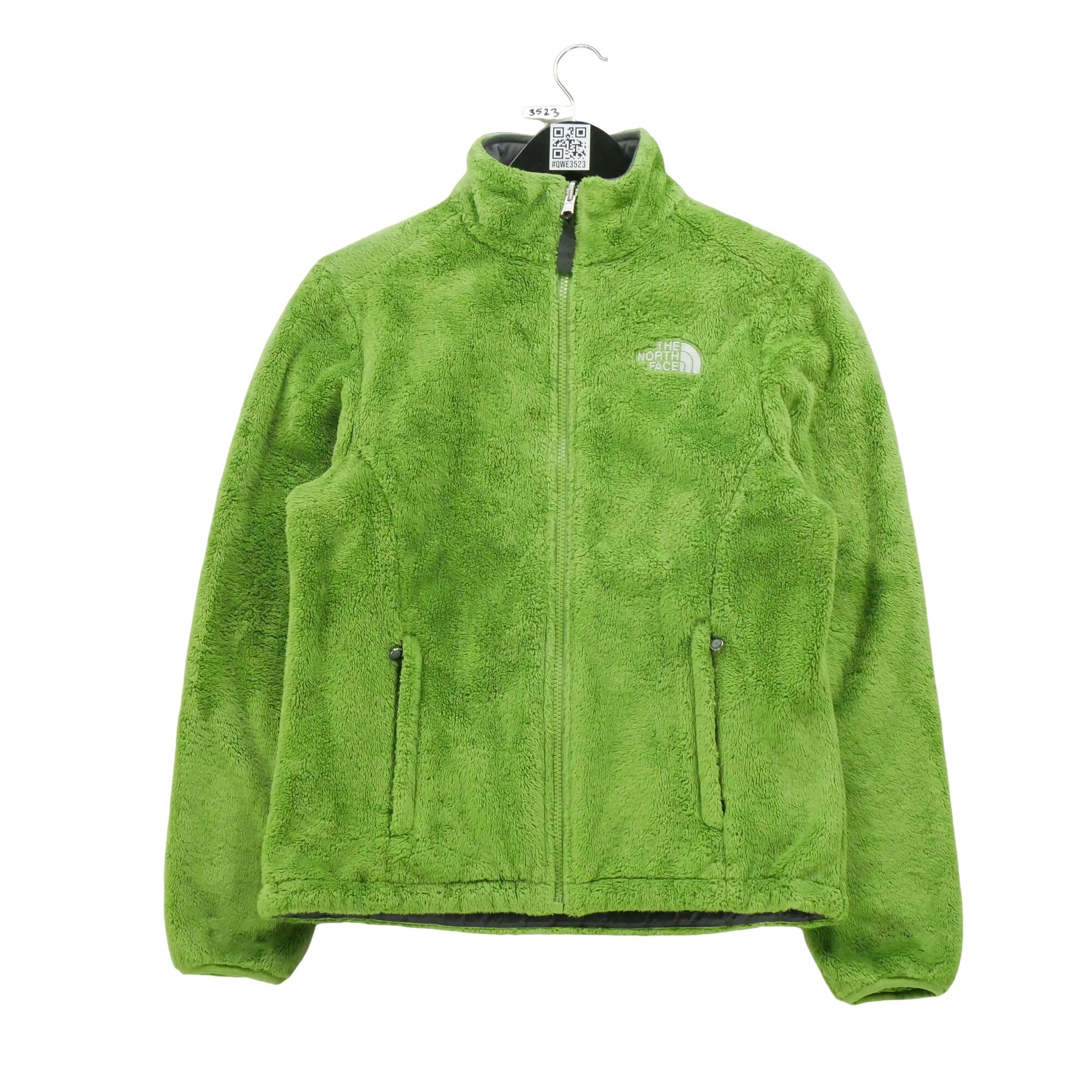 THE NORTH FACE Segunda Vida - Casaco de lã verde TNF Osito para mulher - Como novo
