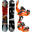 Snowboard set Raven Dwarf + vázání Raven FT360