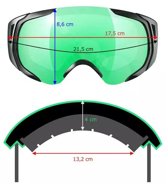 Gogle narciarskie dla dorosłych Ice-Q Beskid 1 2/7