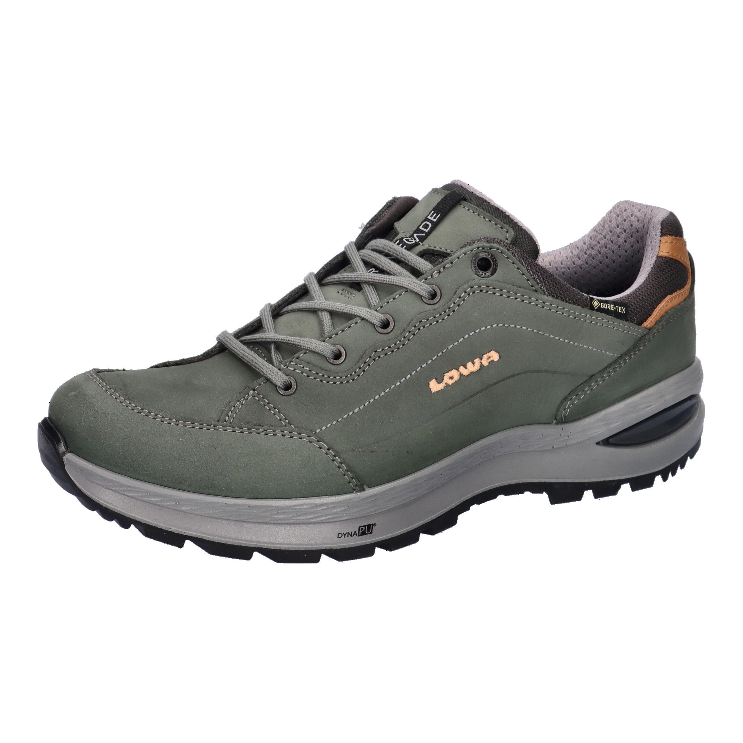 Lowa - Chaussure Randonnée Femme Lowa Renegade Evo Gtx Lo Nubuck Gore-tex Vibram Dynapu - Chaussures De Sport - Gris|orange - Decathlon