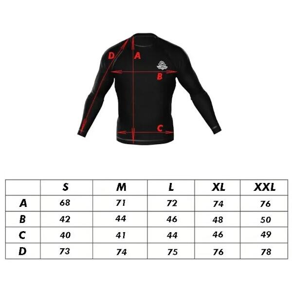 Pánské tréninkové tričko DBX BUSHIDO Rashguard RSL 7/7