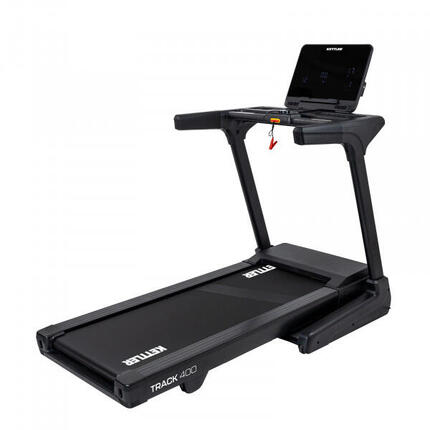 Loopband - Fitness - Unisex - Track 400 - Inklapbaar, 0,8-18 km/h - Zwart